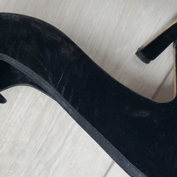 J.Renee Womens Velvet Dress Shoes Y2K sz 8.5W - Picture 8 of 13